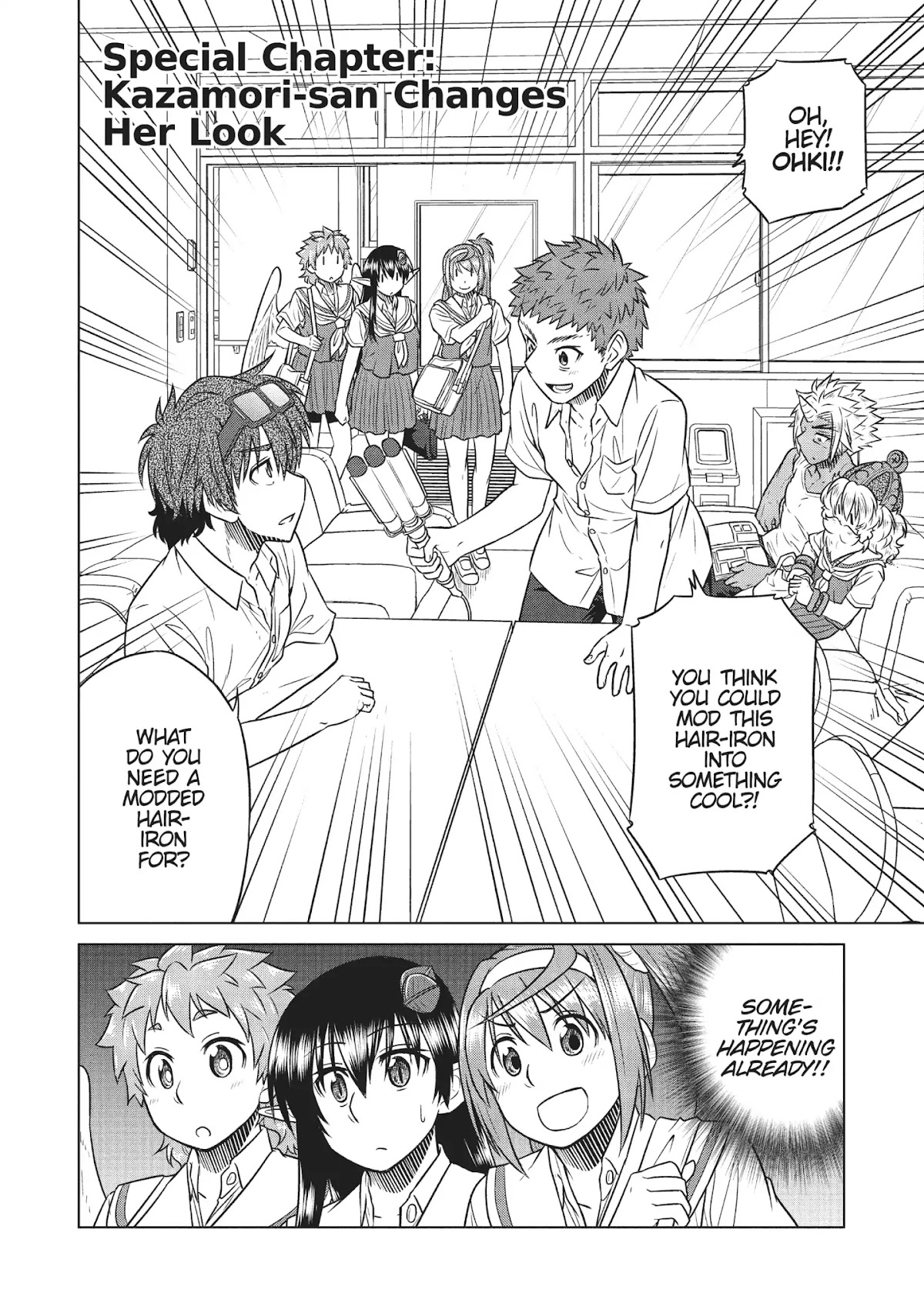 Species Domain Chapter 38.5 page 2 - Vol.6 Special Chapter: Kazamori-san Changes Her Look