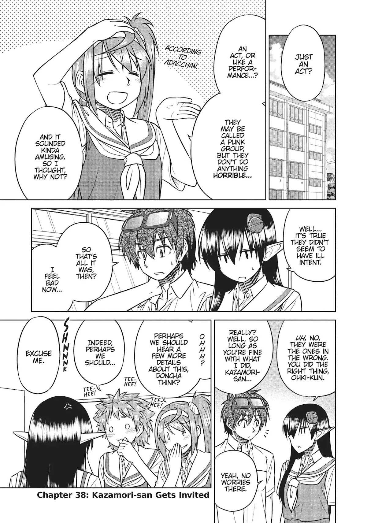 Species Domain Chapter 38 page 1 - Chapter 38: Kazamori-san Gets Invited
