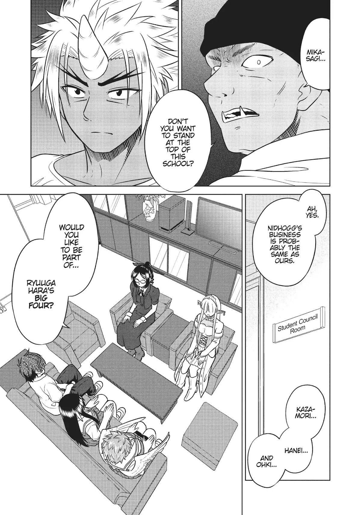 Species Domain Chapter 38 page 5 - Chapter 38: Kazamori-san Gets Invited