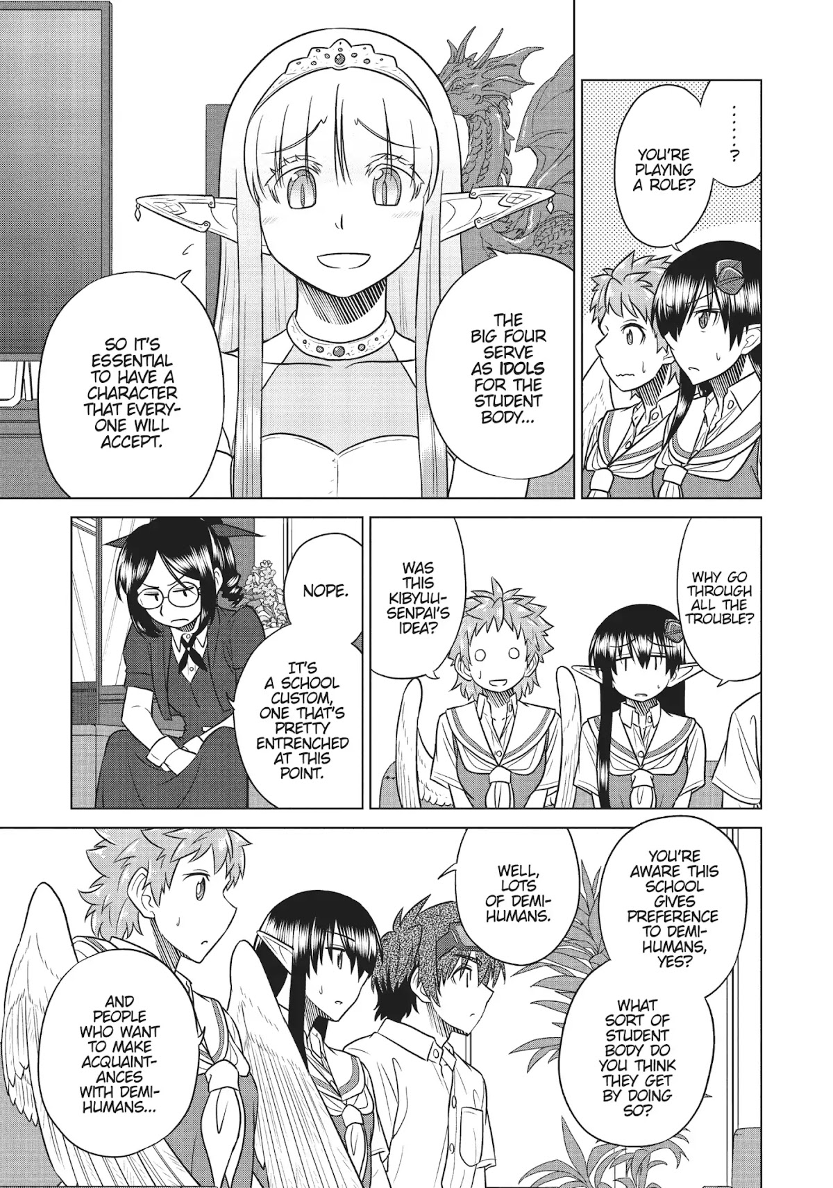 Species Domain Chapter 38 page 9 - Chapter 38: Kazamori-san Gets Invited