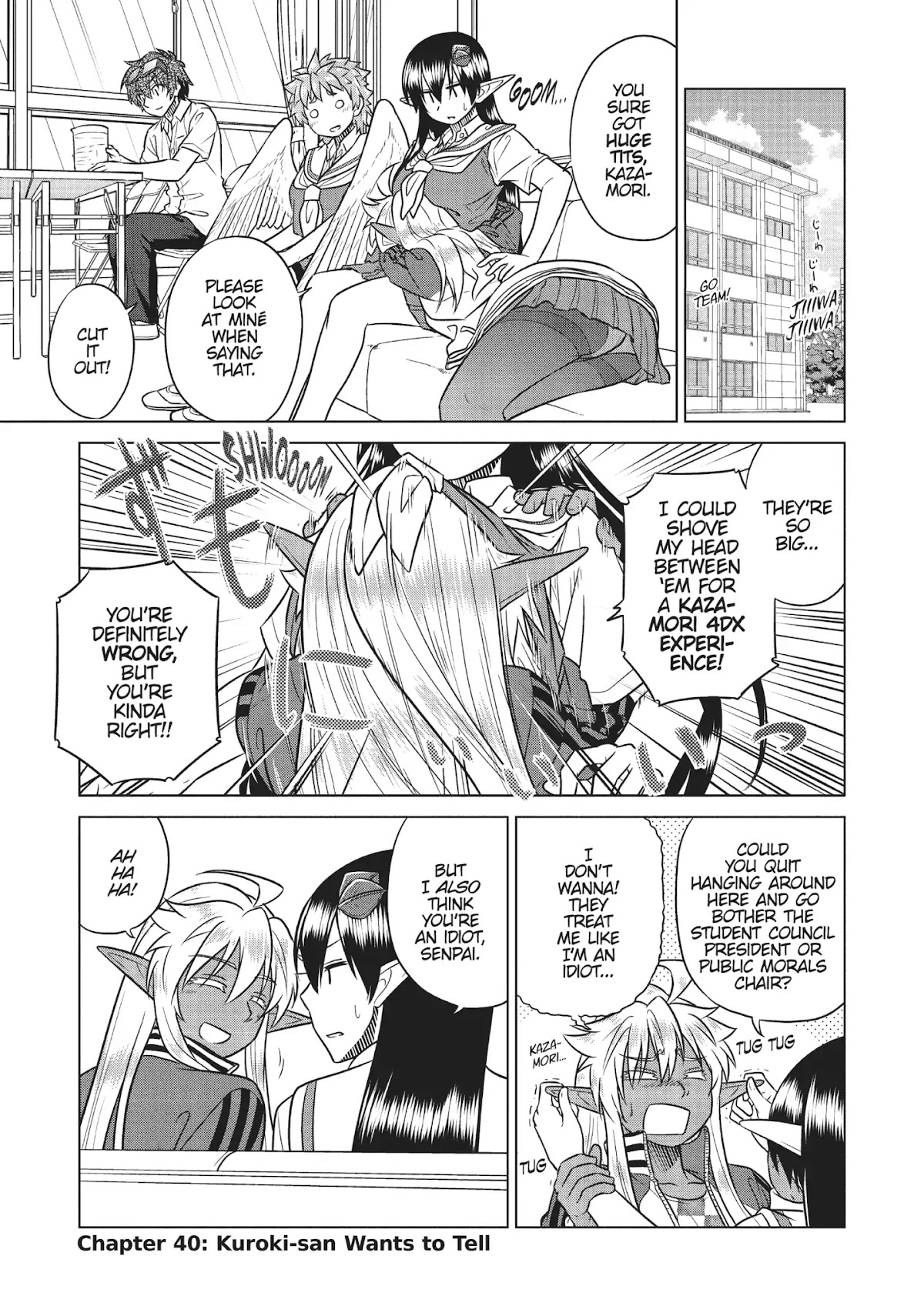 Species Domain Chapter 40 page 1 - Chapter 40: Kuroki-san Wants to Tell