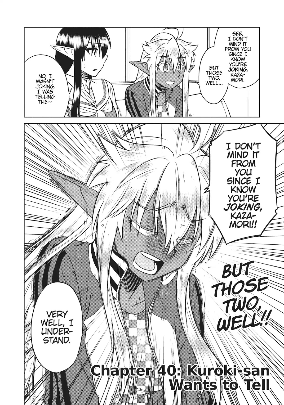 Species Domain Chapter 40 page 2 - Chapter 40: Kuroki-san Wants to Tell