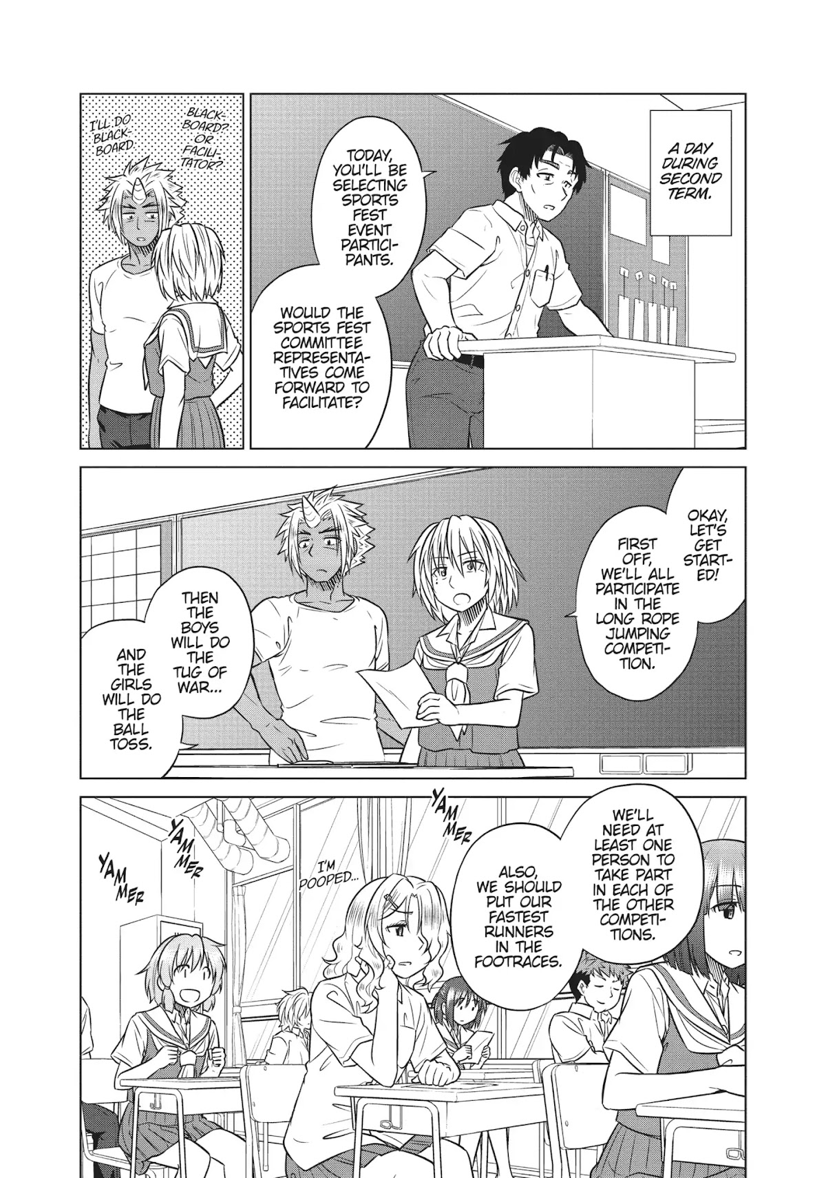 Species Domain Chapter 43 page 4 - Chapter 43: Kazamori-san and the Sports Fest