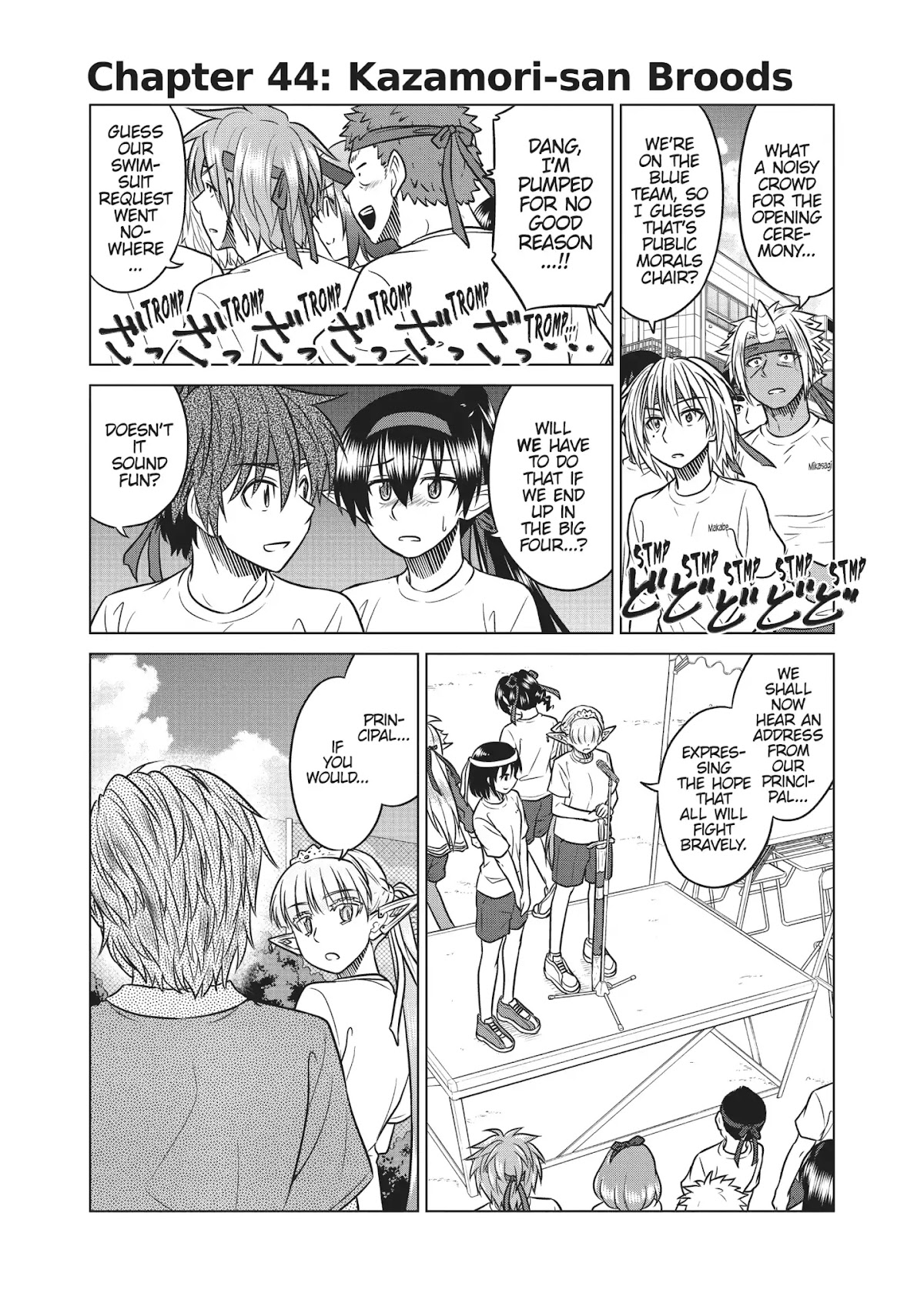 Species Domain Chapter 44 page 3 - Chapter 44: Kazamori-san Broods
