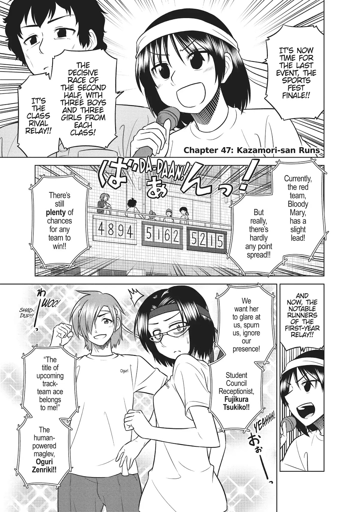 Species Domain Chapter 47 page 1 - Chapter 47: Kazamori-san Runs