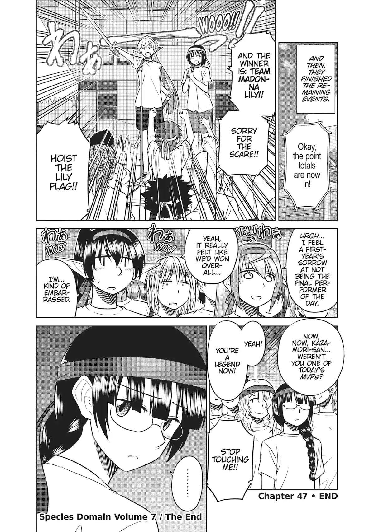 Species Domain Chapter 47 page 24 - Chapter 47: Kazamori-san Runs