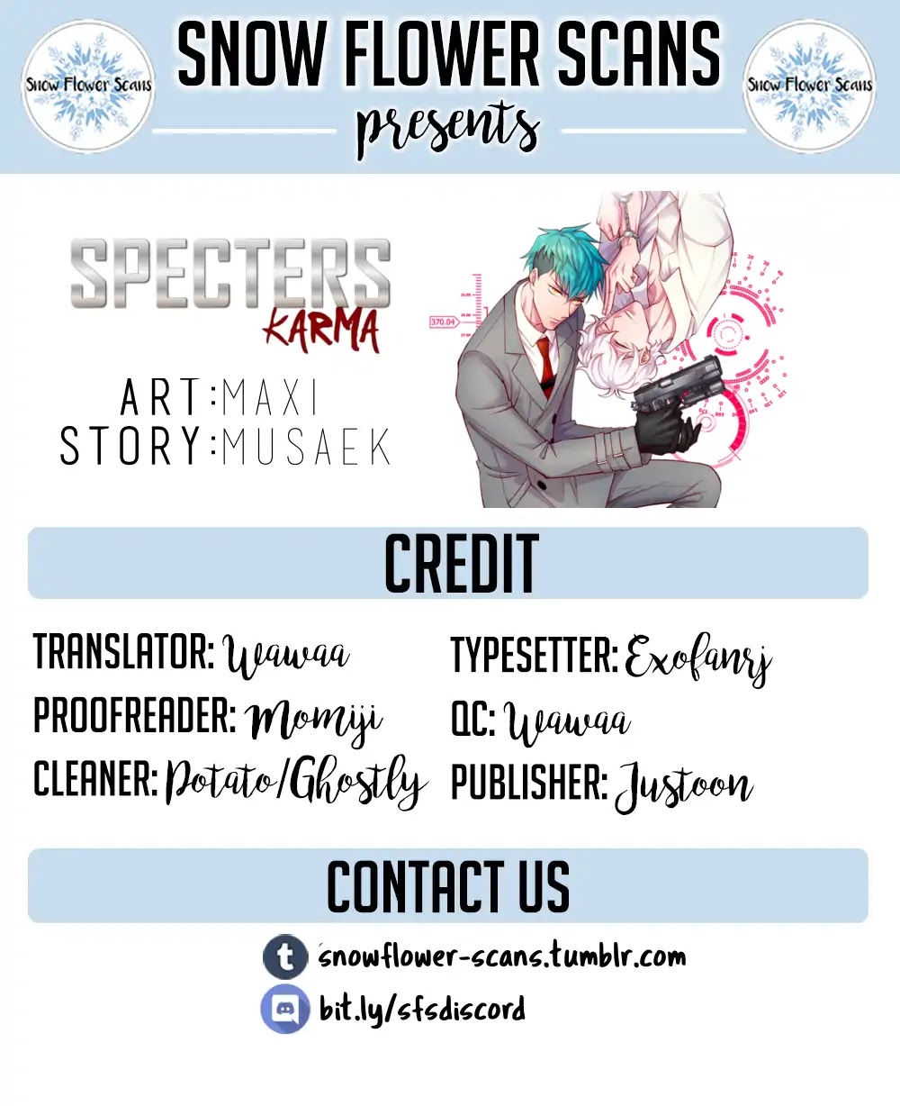 Specters: Karma Chapter 12 page 1 - Chapter 12: First Kiss