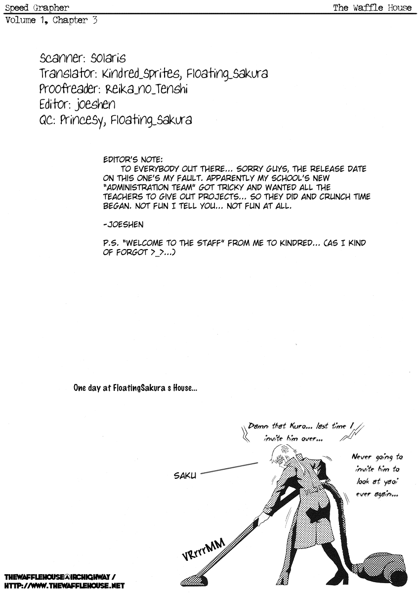 Speed Grapher Chapter 3.2 page 1 - Chapter 3 v2 : I Found It, My Photographic Subject