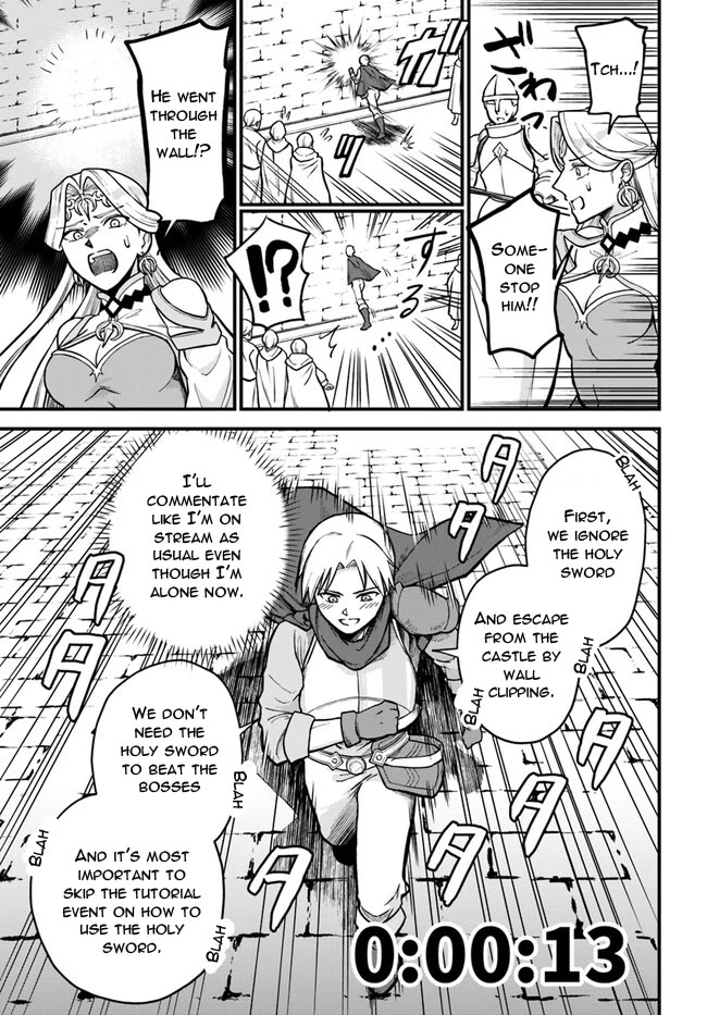 Speedrunner Cannot Return from the Game World Chapter 1 page 18 - Chapter 1