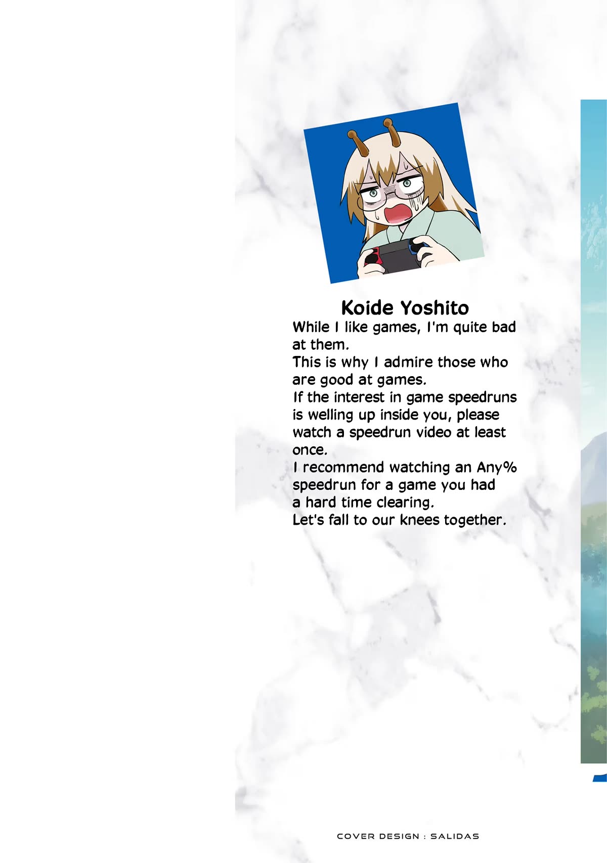 Speedrunner Cannot Return from the Game World Chapter 4.7 page 1 - Chapter 4.7: Volume Extras