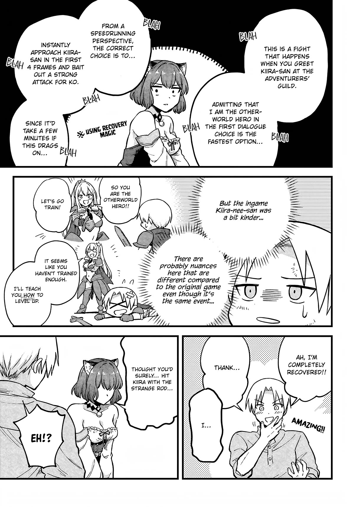 Speedrunner Cannot Return from the Game World Chapter 4 page 11 - Chapter 4