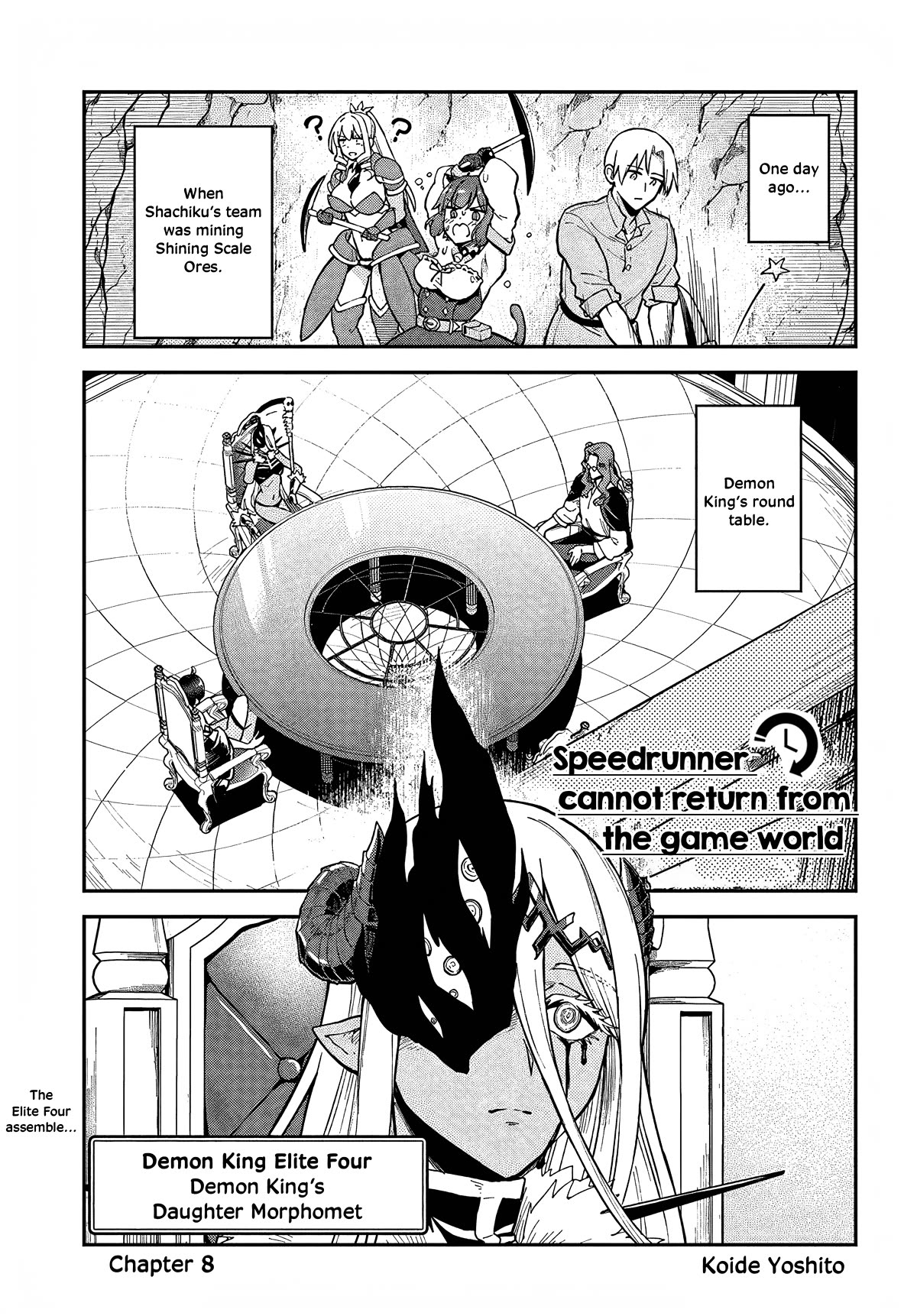 Speedrunner Cannot Return from the Game World Chapter 8 page 1 - Chapter 8