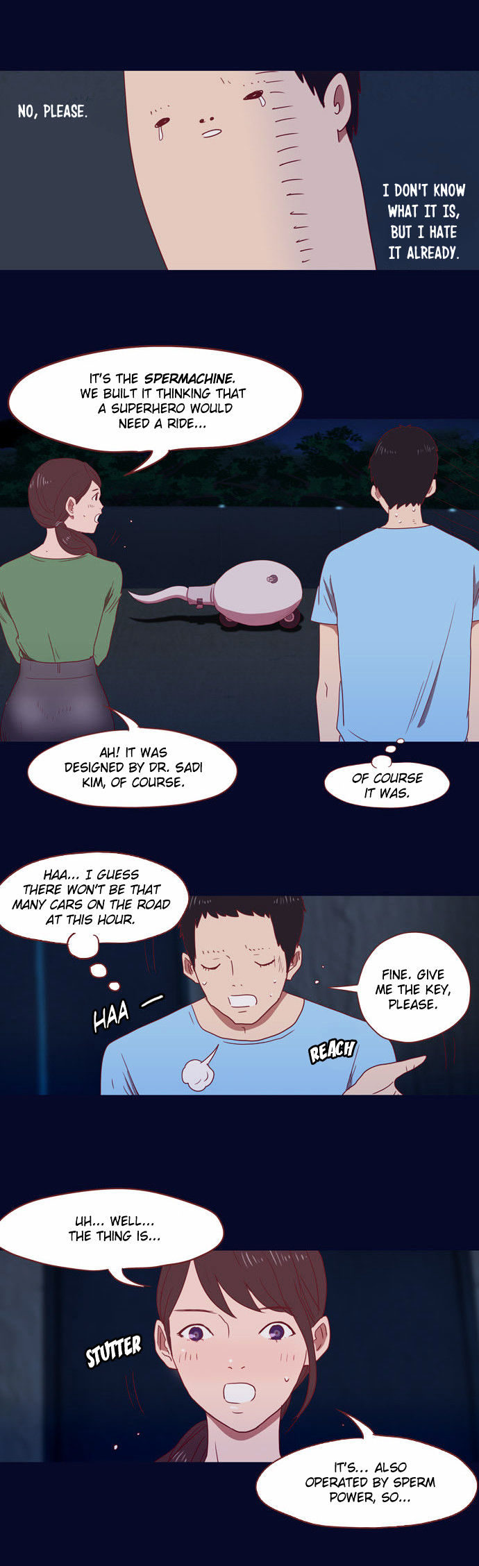 Sperman Chapter 5 page 9 - Chapter 5 : Ah-yeong