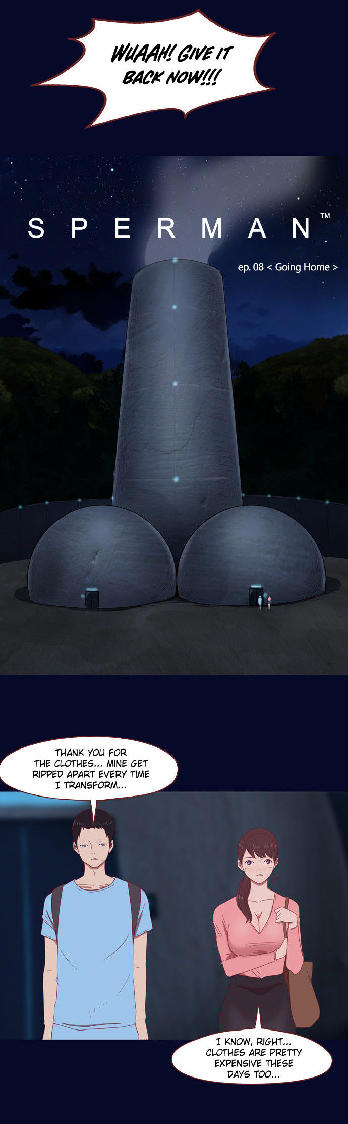 Sperman Chapter 8 page 13 - Chapter 8 : Going Home