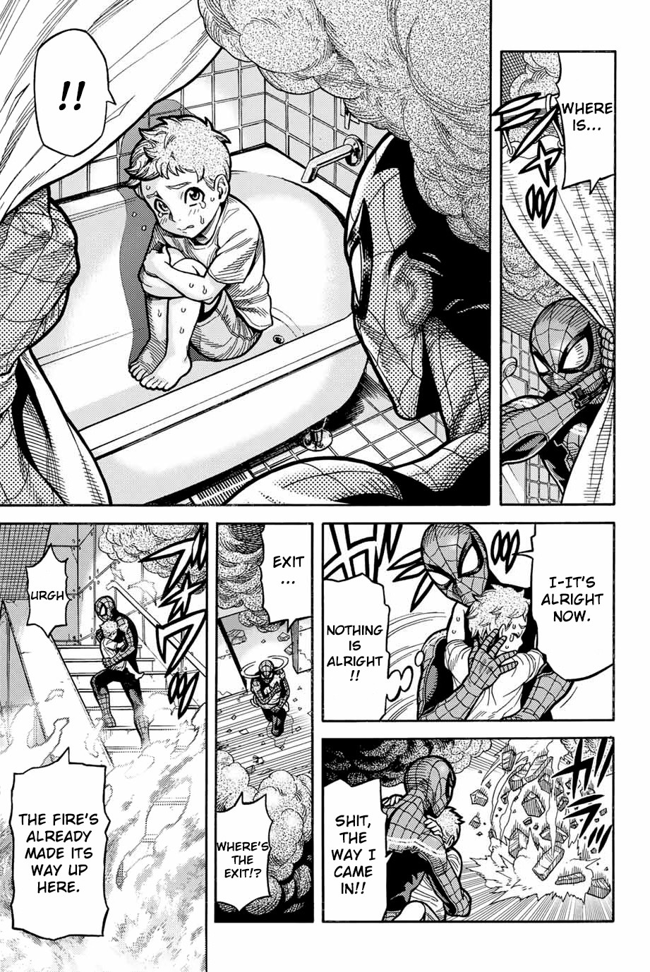 Spider-Man: Fake Red Chapter 1.2 page 14 - Chapter 1.2: Our Friendly Neighbor Pt.2