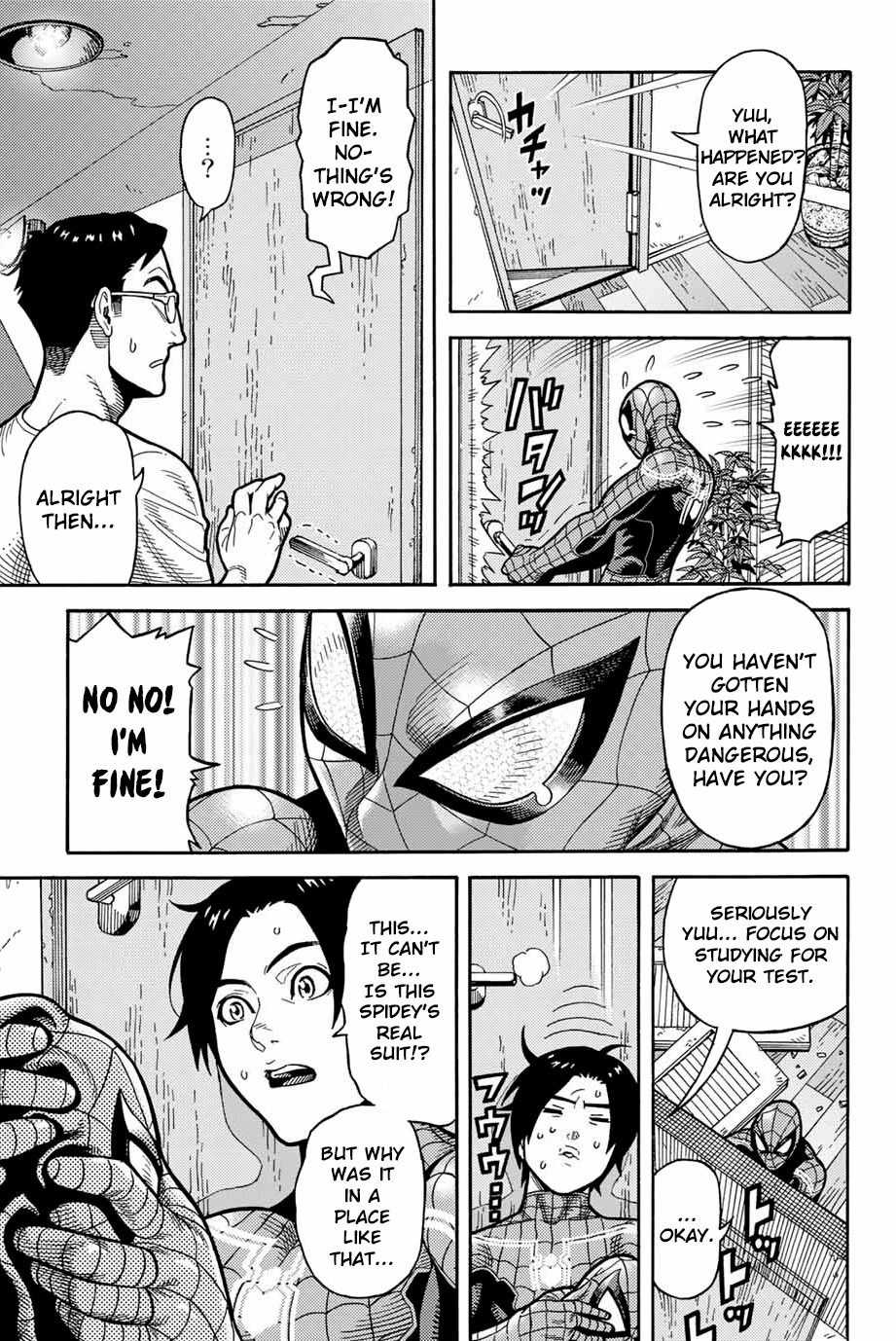 Spider-Man: Fake Red Chapter 1.2 page 4 - Chapter 1.2: Our Friendly Neighbor Pt.2