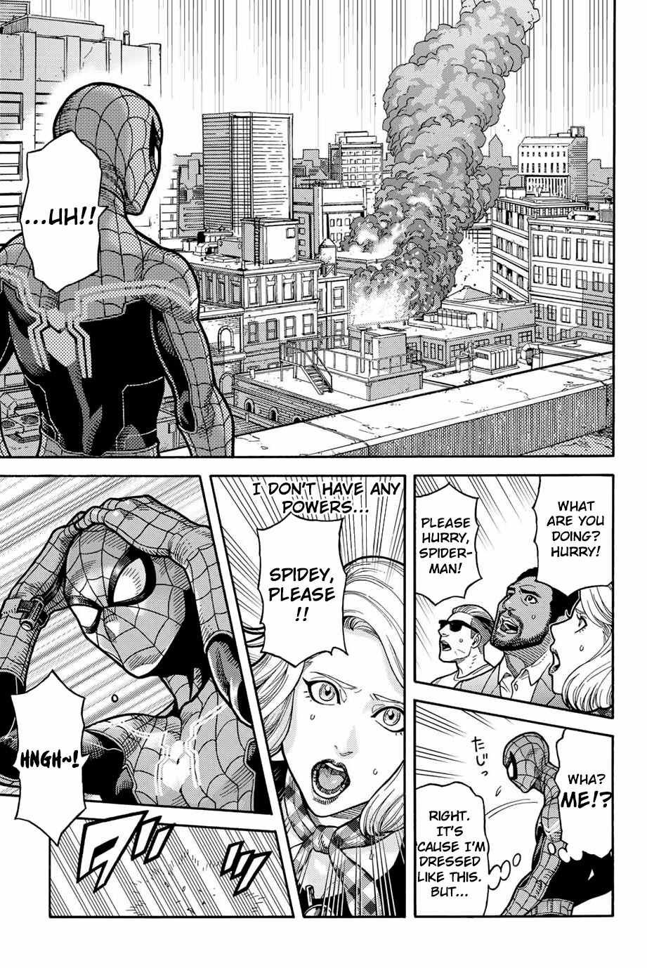 Spider-Man: Fake Red Chapter 1.2 page 8 - Chapter 1.2: Our Friendly Neighbor Pt.2