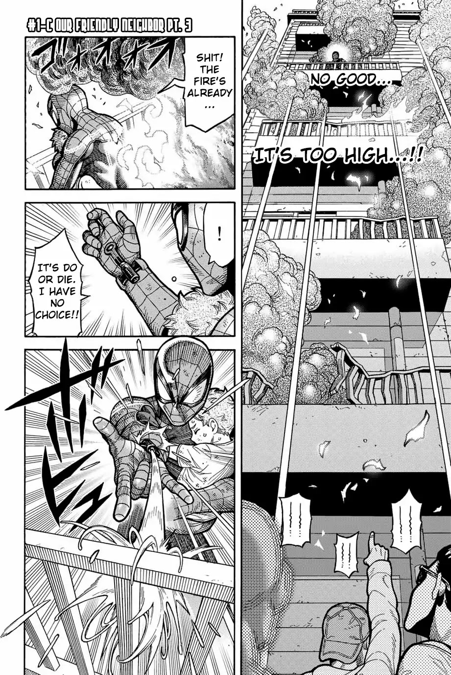Spider-Man: Fake Red Chapter 1.3 page 2 - Chapter 1.3: Our Friendly Neighbor Pt.3