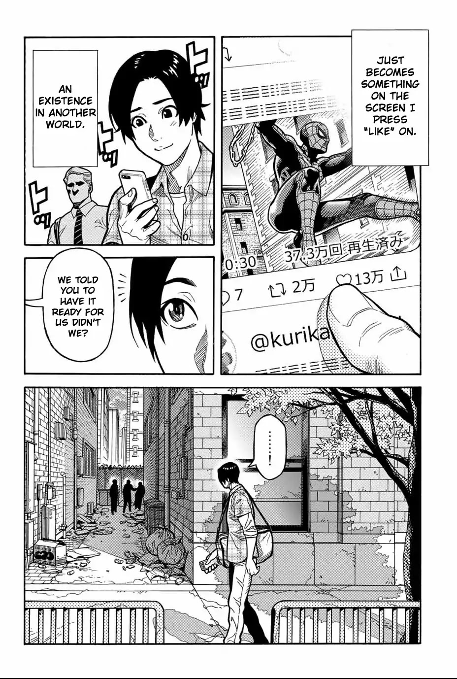 Spider-Man: Fake Red Chapter 1 page 13 - Chapter 1: Our Friendly Neighbor
