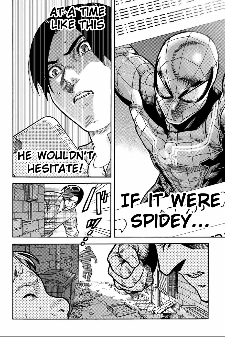 Spider-Man: Fake Red Chapter 1 page 15 - Chapter 1: Our Friendly Neighbor