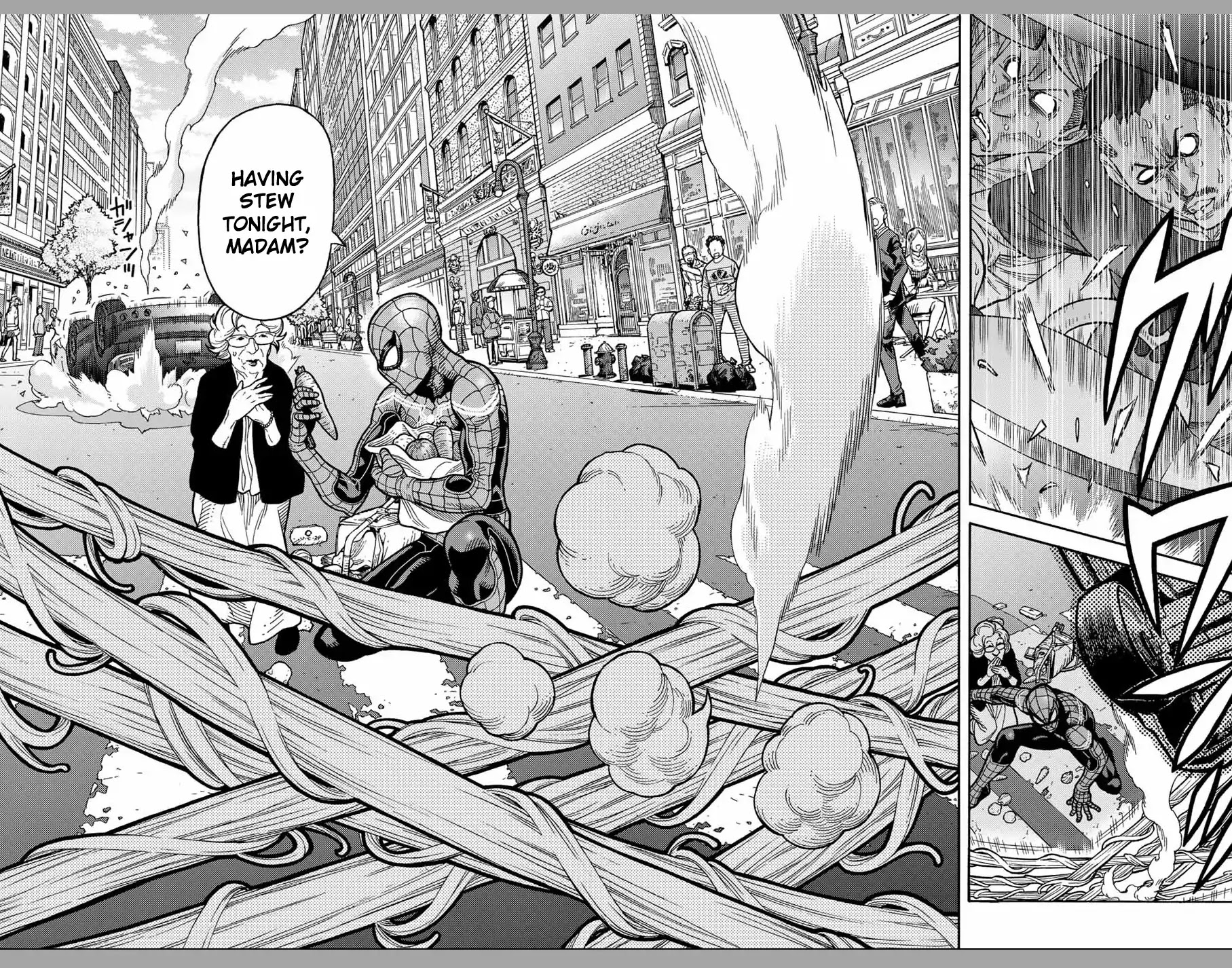 Spider-Man: Fake Red Chapter 1 page 7 - Chapter 1: Our Friendly Neighbor