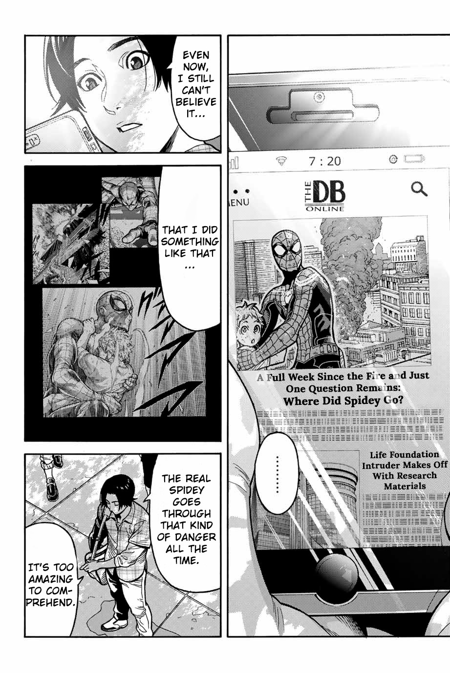 Spider-Man: Fake Red Chapter 2 page 4 - Chapter 2: #WhereDidSpideyGo ?