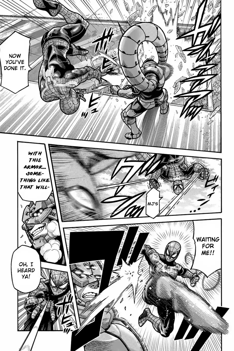 Spider-Man: Fake Red Chapter 5 page 10 - Chapter 5: Hero Work Is Going Great