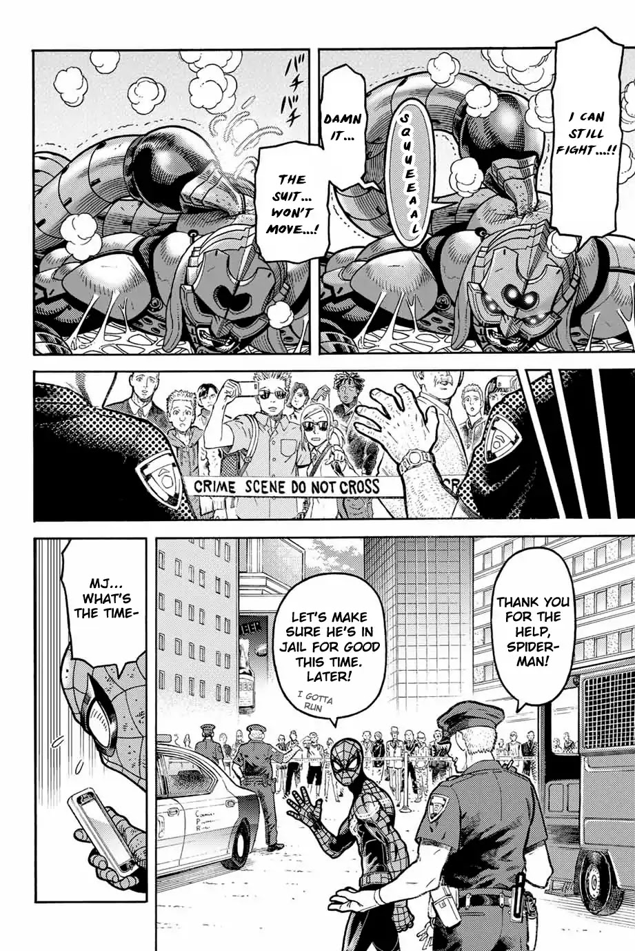 Spider-Man: Fake Red Chapter 5 page 13 - Chapter 5: Hero Work Is Going Great