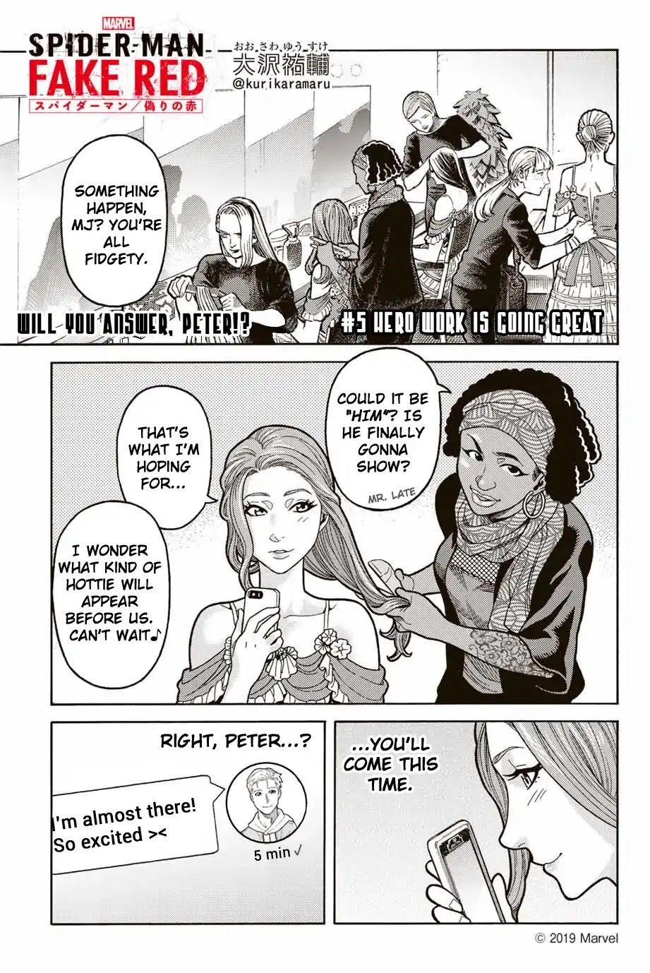Spider-Man: Fake Red Chapter 5 page 2 - Chapter 5: Hero Work Is Going Great