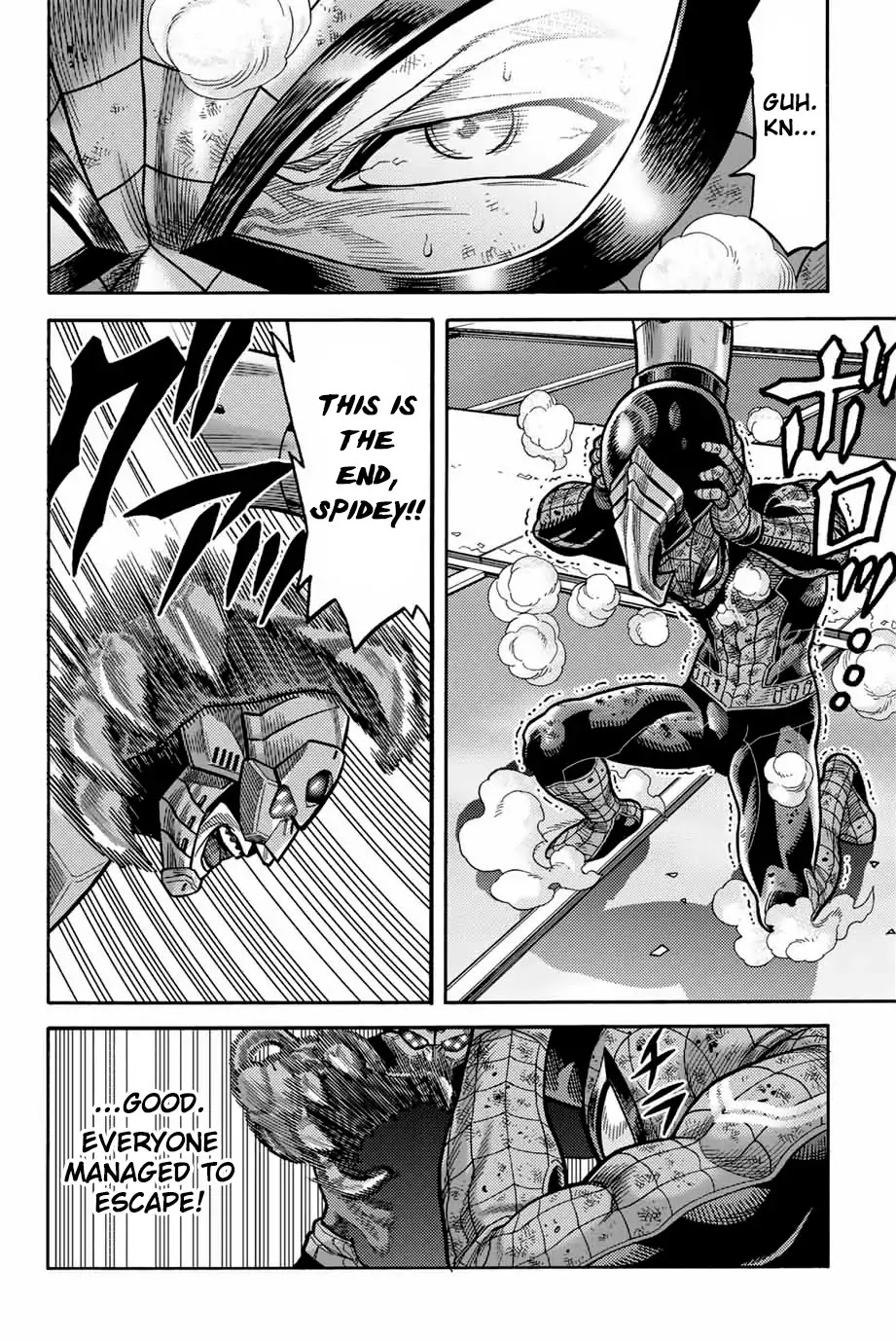 Spider-Man: Fake Red Chapter 5 page 9 - Chapter 5: Hero Work Is Going Great