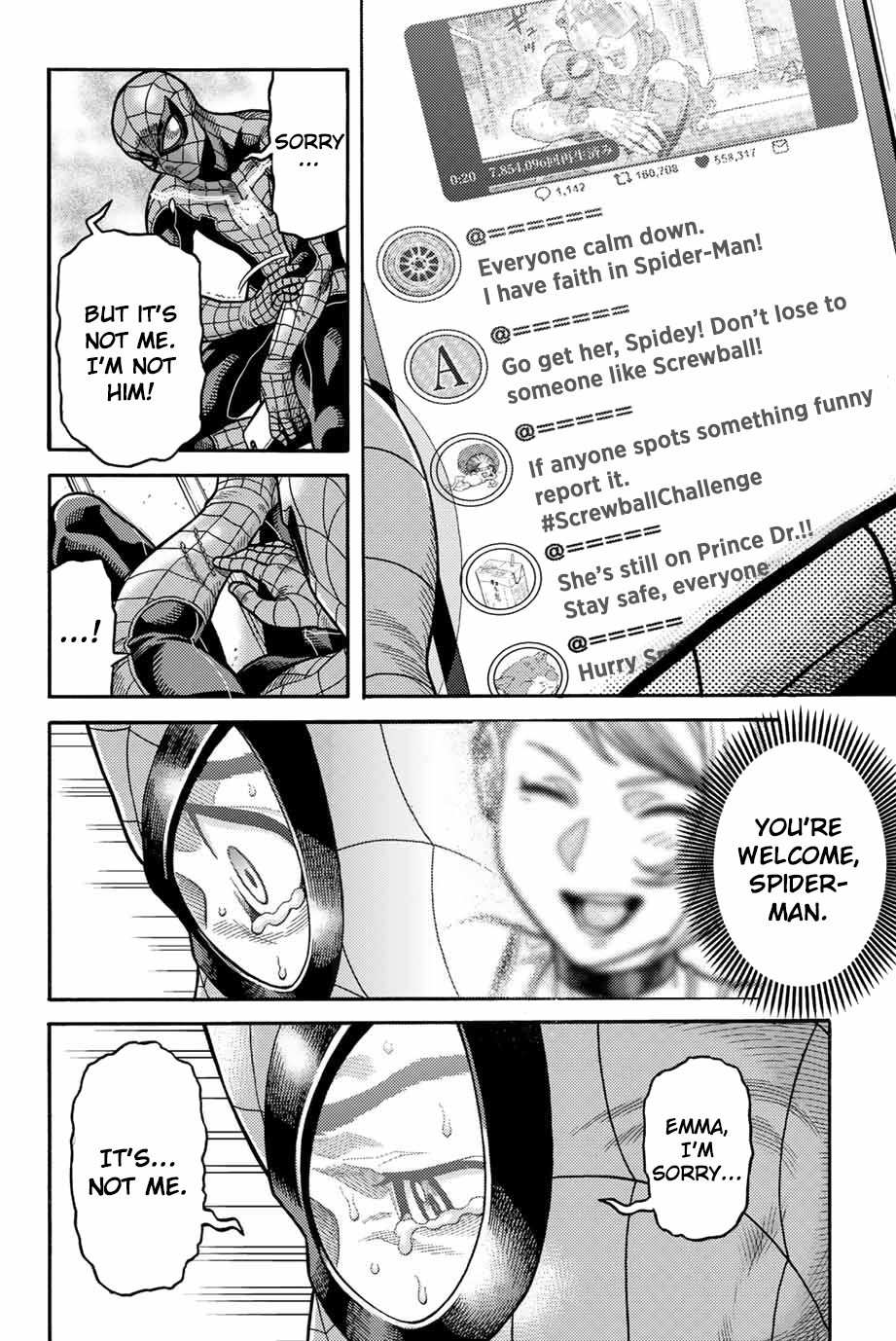 Spider-Man: Fake Red Chapter 7 page 16 - Chapter 7: Screwball Challenge