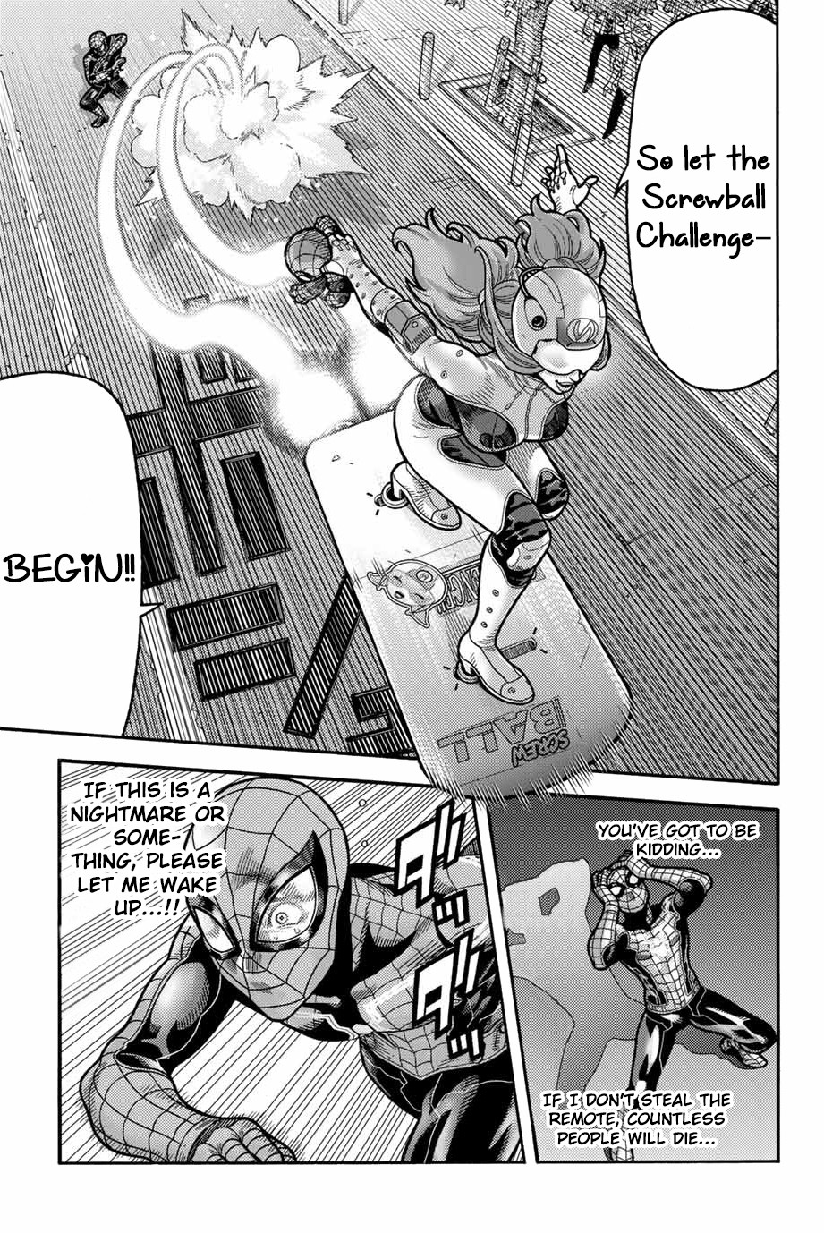Spider-Man: Fake Red Chapter 7 page 5 - Chapter 7: Screwball Challenge