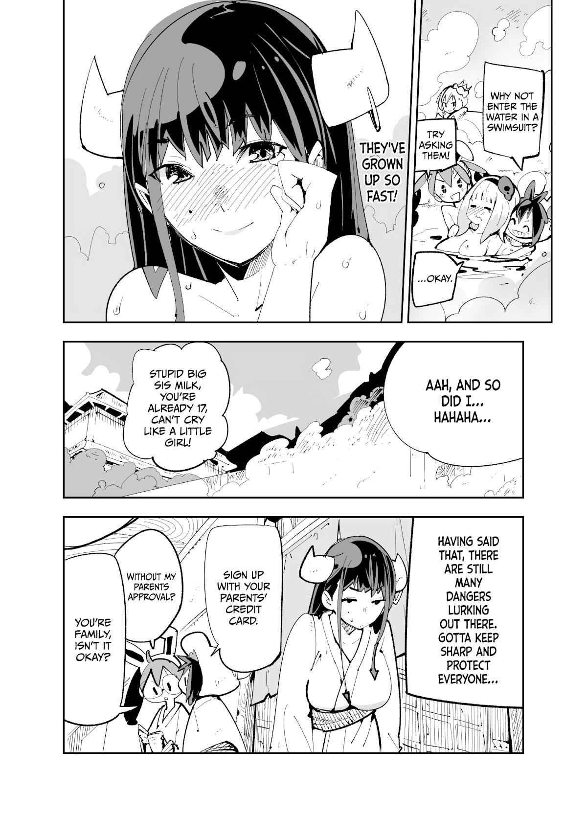 Spill It, Cocktail Nights! Chapter 15 page 23 - Chapter 15: Chapter ♨: Spill It! Exposition in an Onsen... for Reasons!