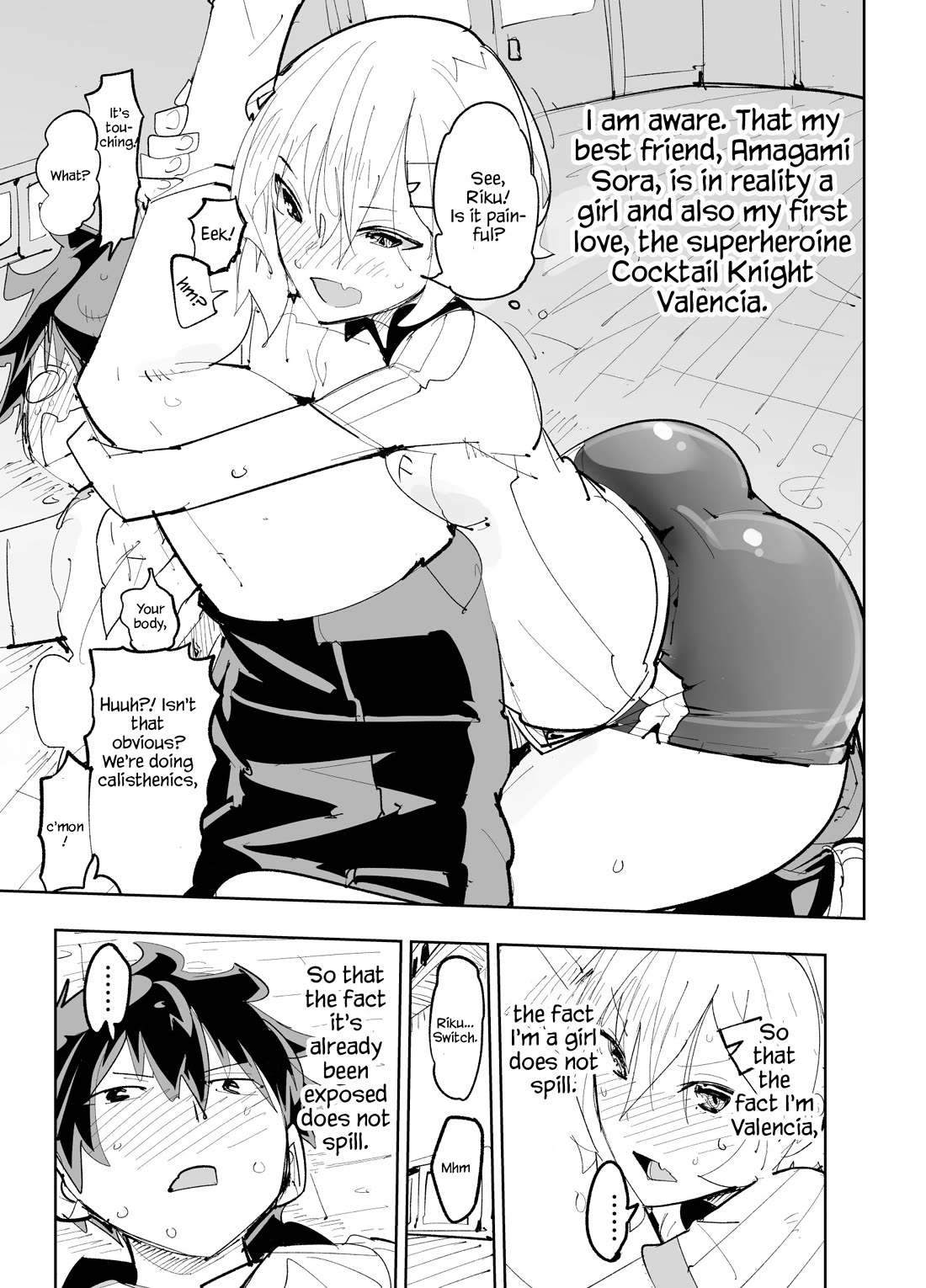 Spill It, Cocktail Nights! Chapter 25 page 24 - Chapter 25: Chapter PE: Spill it! Stretching in pairs!