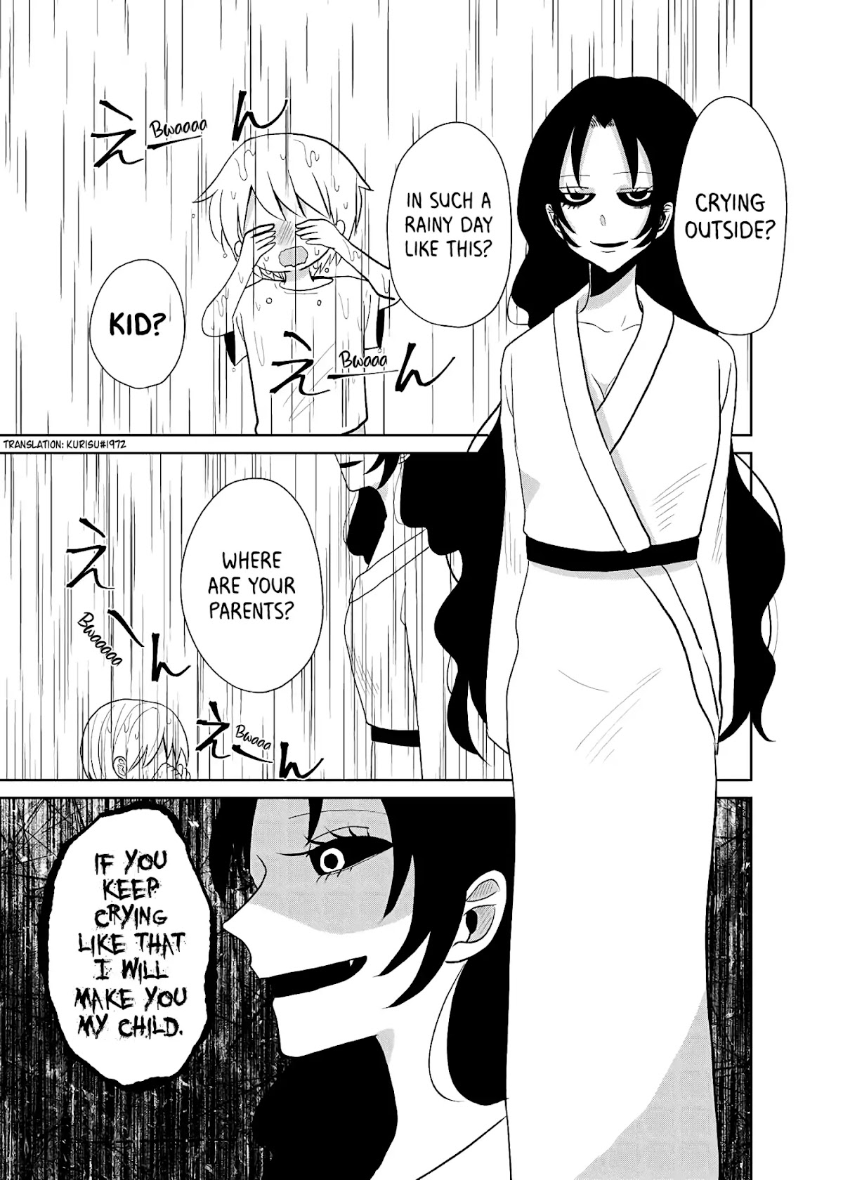 Spirited Away by the Rain Woman Youkai Chapter 1 page 1 - Chapter 1