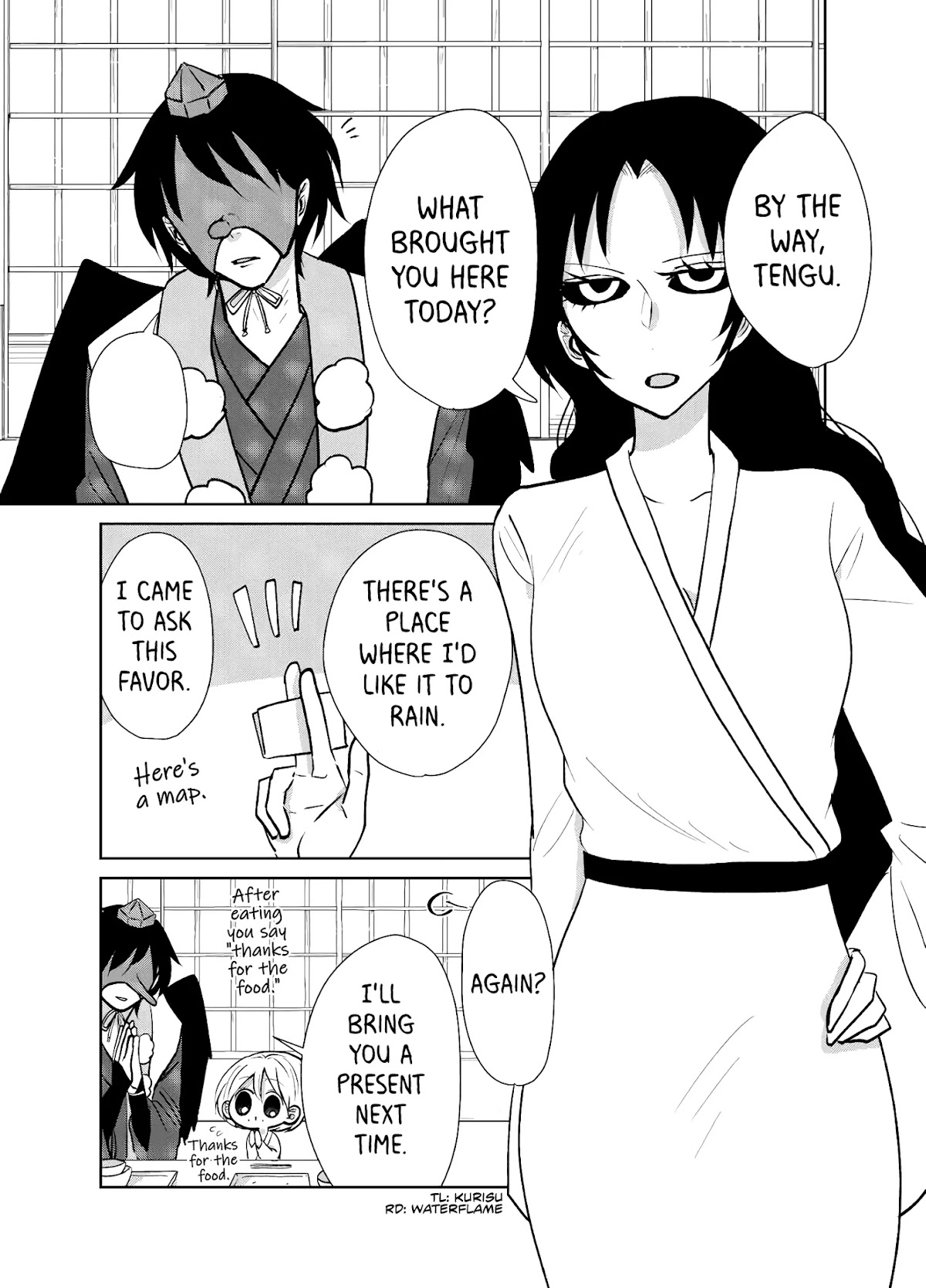 Spirited Away by the Rain Woman Youkai Chapter 7 page 1 - Chapter 7