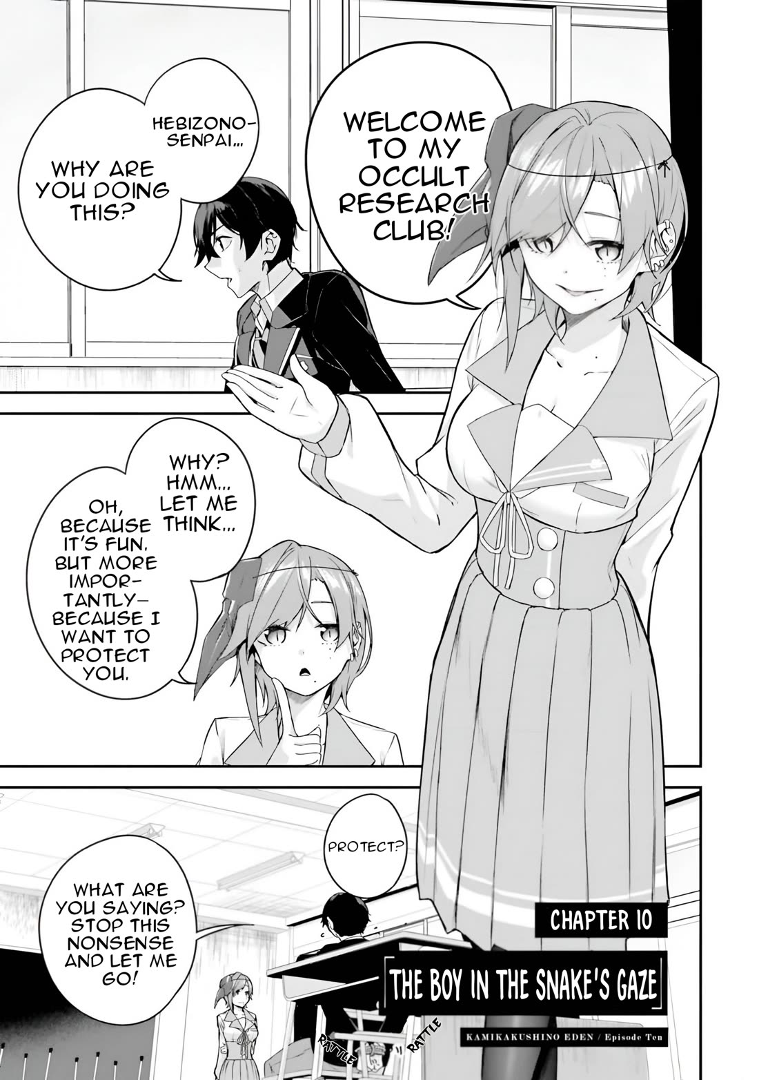 Spirited Away Eden Chapter 10 page 2 - Chapter 10: The Boy in the Snake's Gaze
