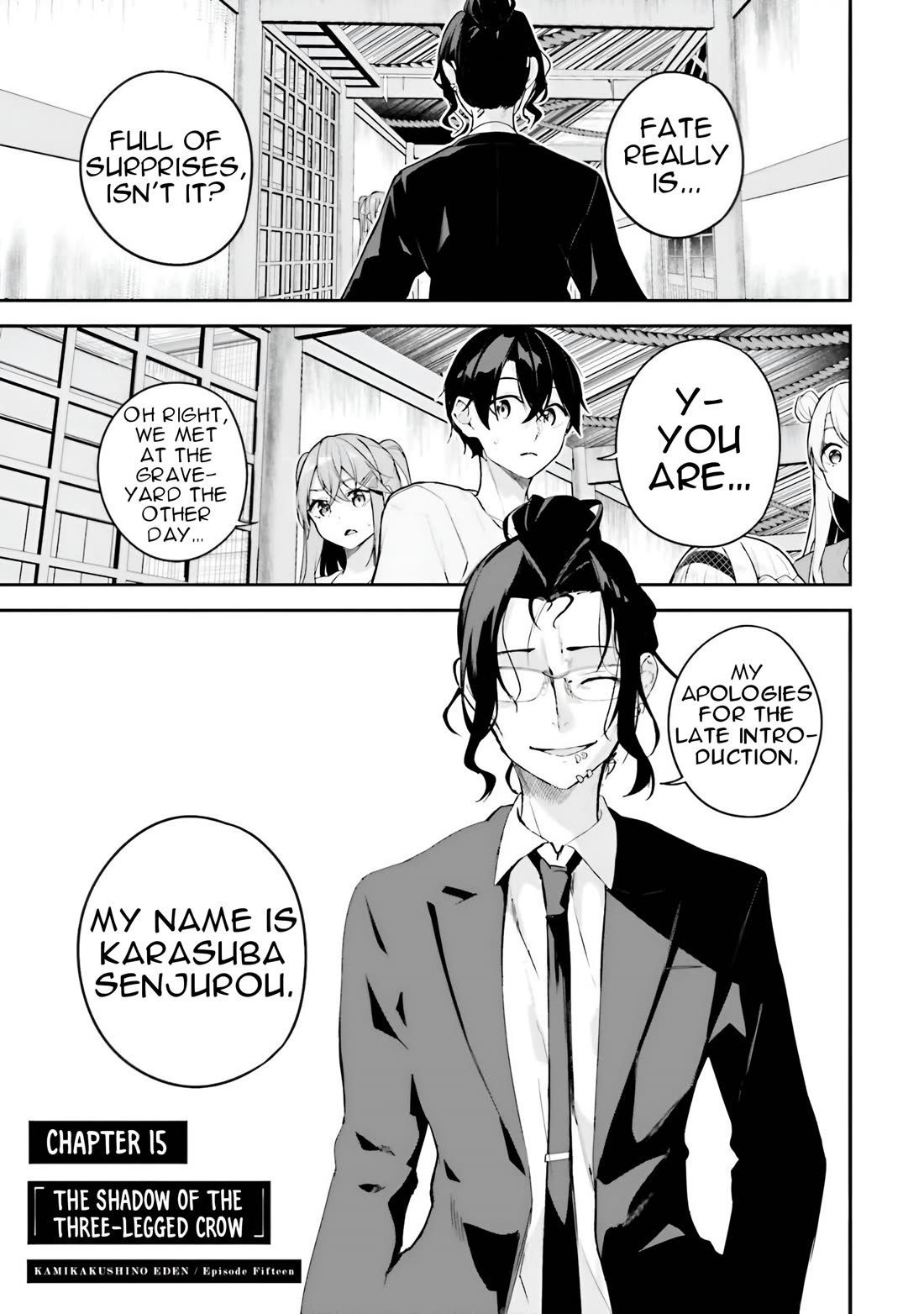 Spirited Away Eden Chapter 15 page 3 - Chapter 15: The Shadow of the Three-Legged Crow