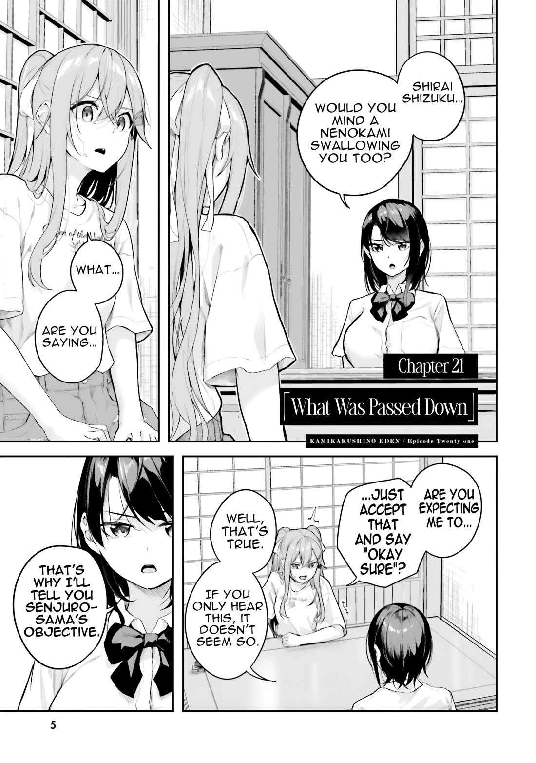 Spirited Away Eden Chapter 21 page 6 - Chapter 21: What Was Passed Down
