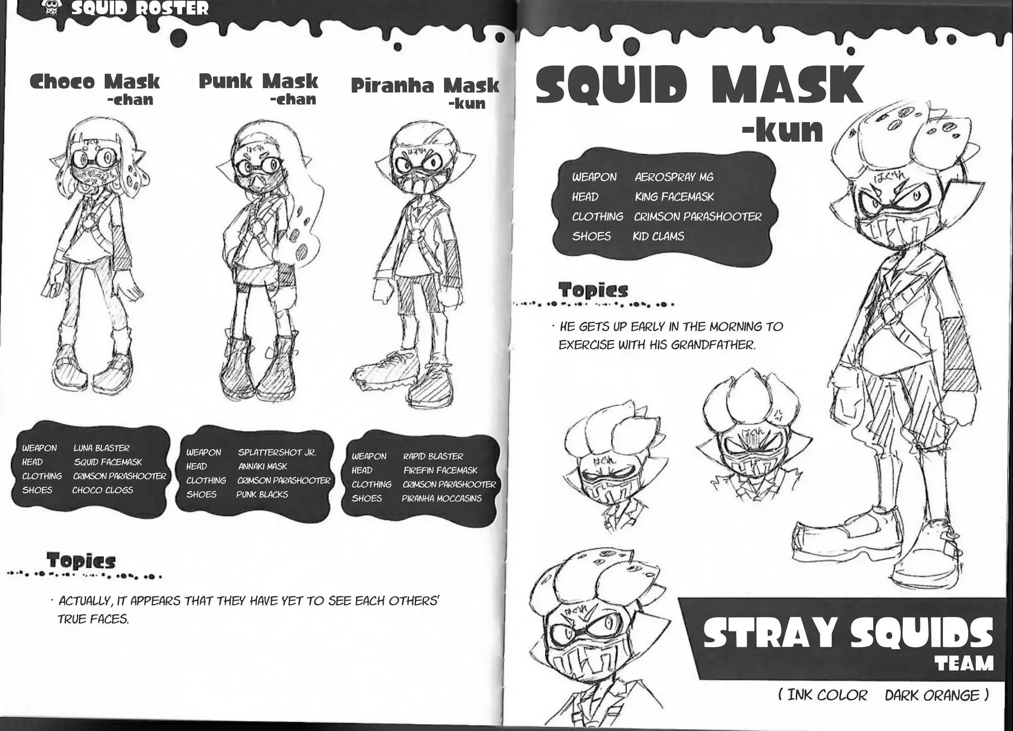 Splatoon Chapter 15.6 page 1 - Chapter 15.6: Inkling Almanac
