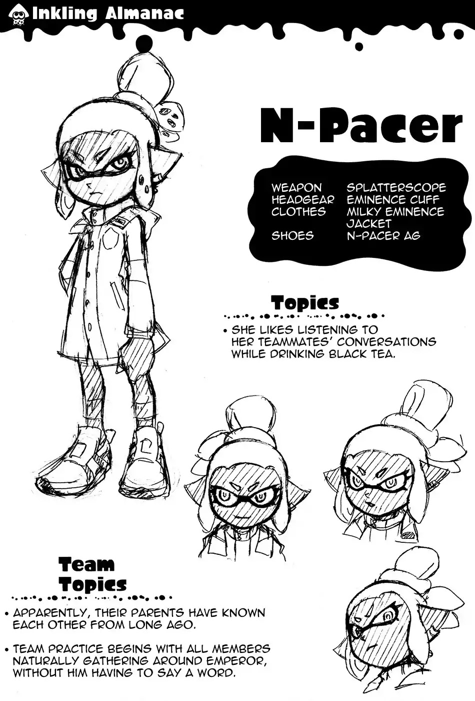 Splatoon Chapter 23.6 page 5 - Chapter 23.6: Inkling Almanac