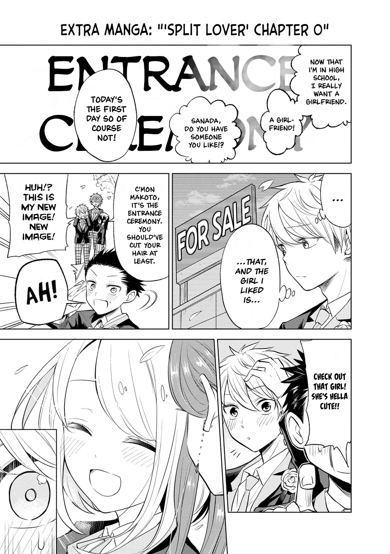 Split Lover Chapter 14.5 page 1 - Chapter 14.5: Extra - Split Lover Chapter 0