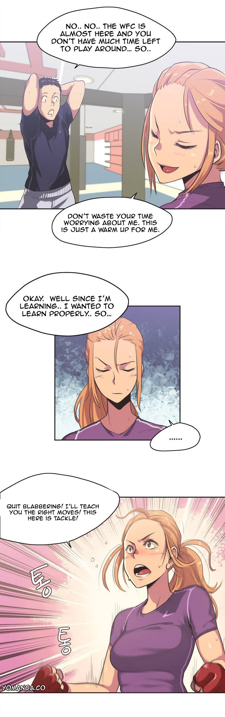 Sports Girl Chapter 1 page 12 - Chapter 1 : Fighter, Ah-Yeon Park #1