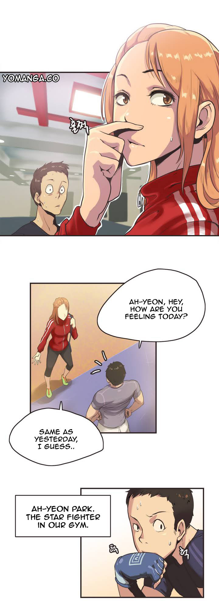 Sports Girl Chapter 1 page 4 - Chapter 1 : Fighter, Ah-Yeon Park #1