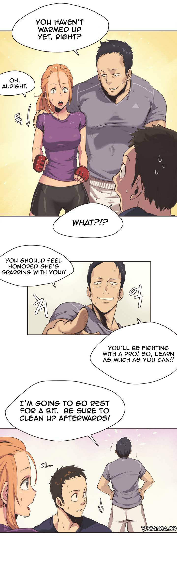 Sports Girl Chapter 1 page 9 - Chapter 1 : Fighter, Ah-Yeon Park #1