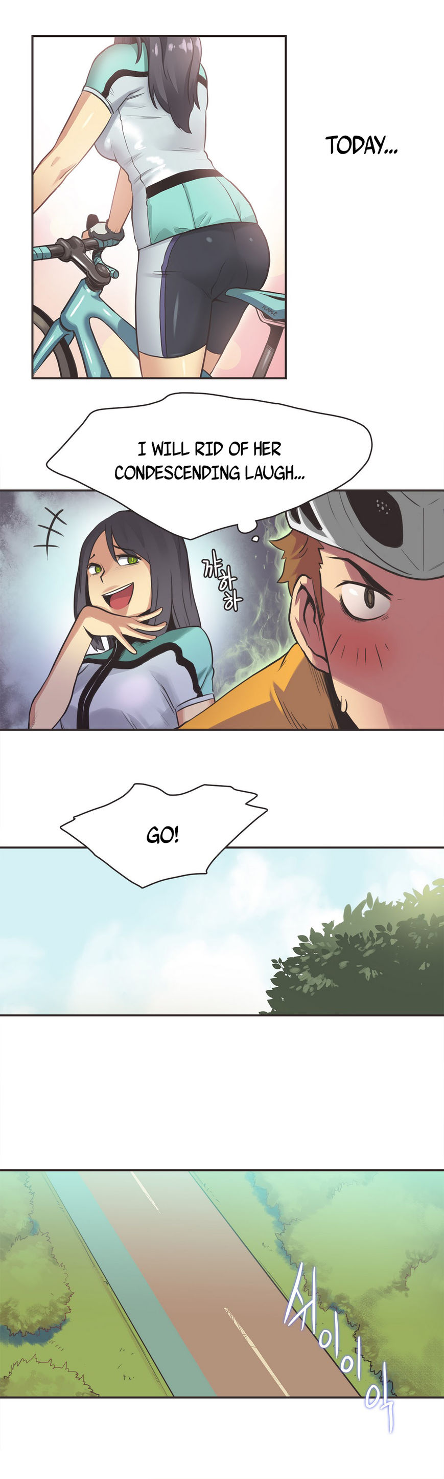 Sports Girl Chapter 10 page 17 - Chapter 10 : Road Goddess -2