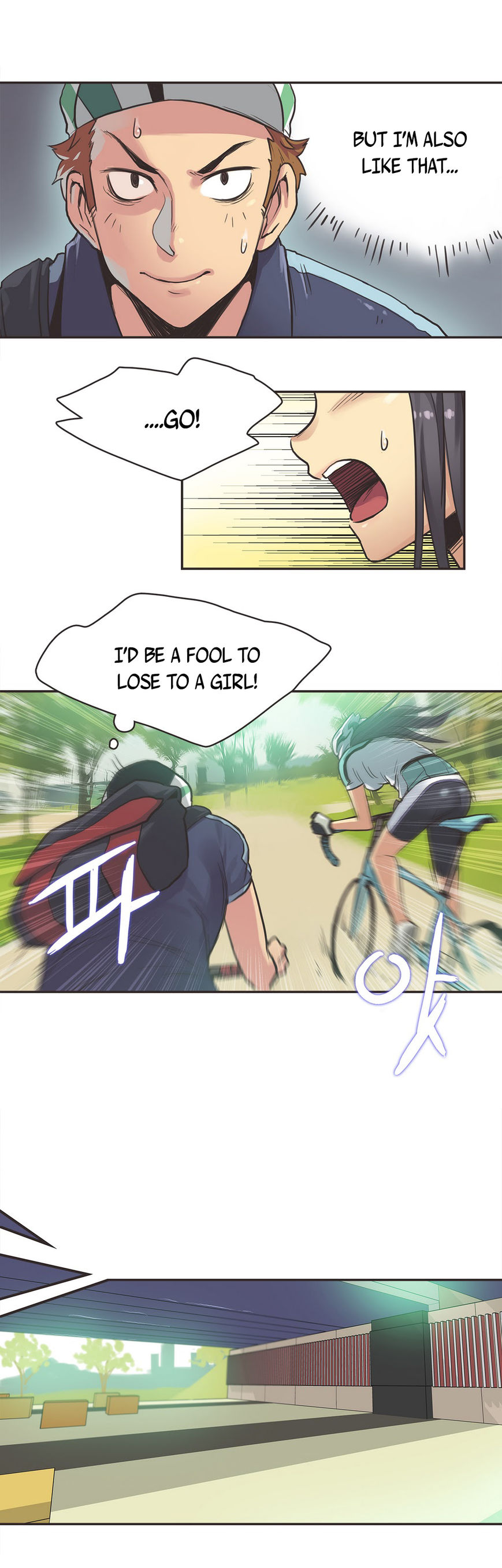 Sports Girl Chapter 10 page 3 - Chapter 10 : Road Goddess -2