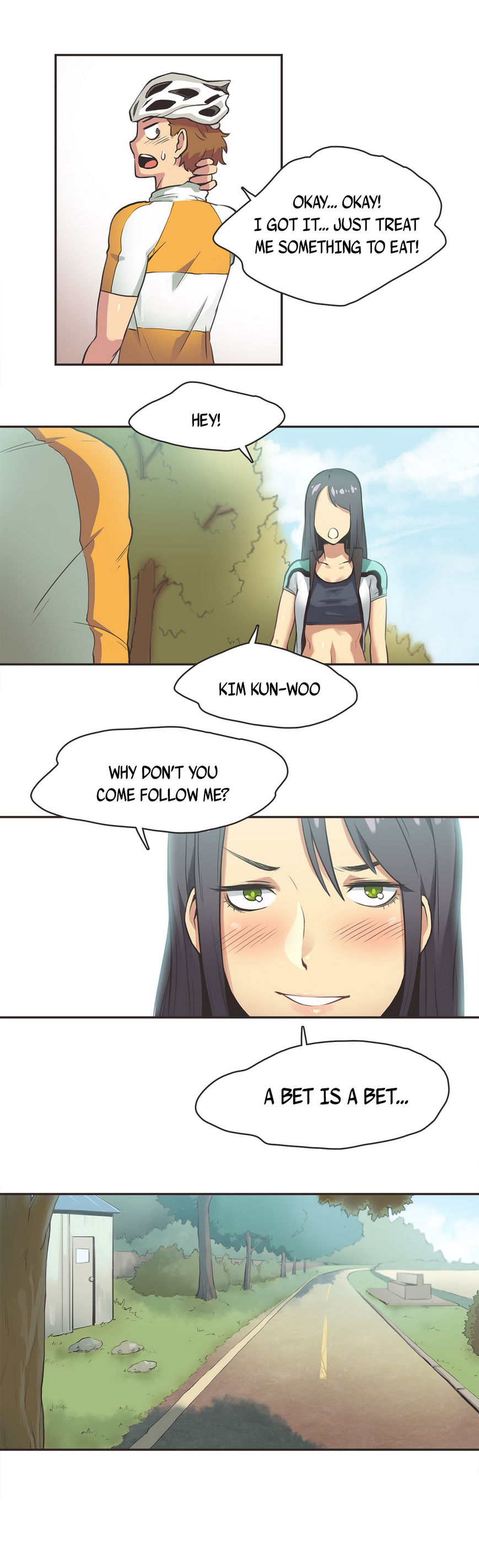 Sports Girl Chapter 11 page 3 - Chapter 11 : Road Goddess -3