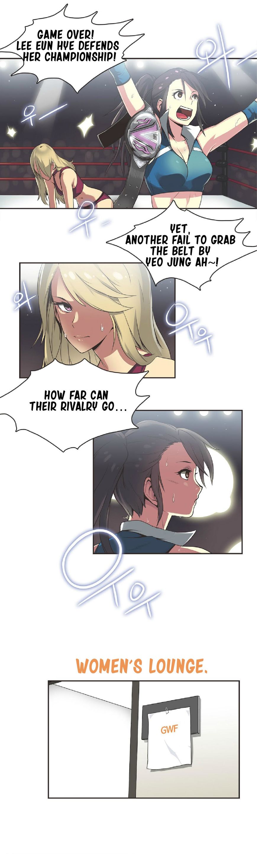 Sports Girl Chapter 17 page 12 - Chapter 17 : Queen of the Ring #1