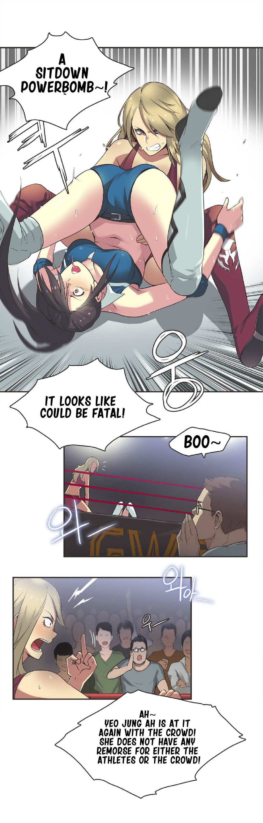 Sports Girl Chapter 17 page 9 - Chapter 17 : Queen of the Ring #1